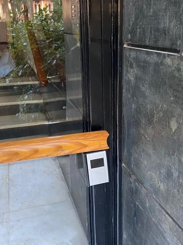 key box, on your right